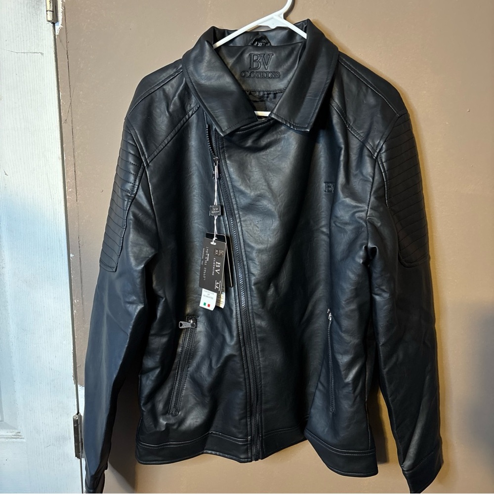 Black Leather Jacket for Men